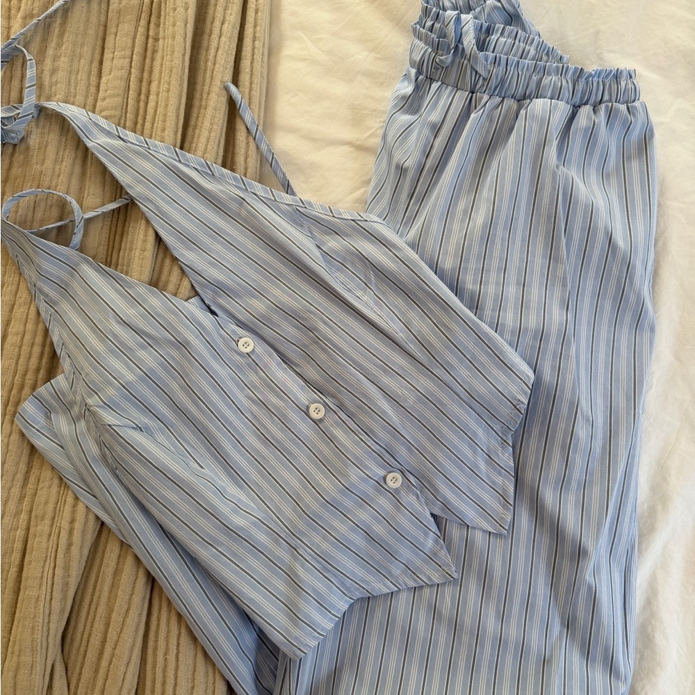 Striped Blue Women's set